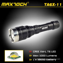 Maxtoch TA6X-11 Focused Beam Cree T6 Police Flash light Hunting